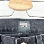 EDWIN Womens Hana Goth Organic Cotton Blend Straight Leg Cuffed Denim Jeans 26 Black Photo 1