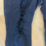 Torrid  Jeans Womens 22 Reg‎ Black Premium Stretch Bombshell Skinny Distressed Photo 4