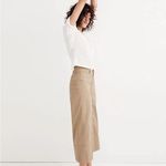 Madewell  Langford Wide-Leg Crop Pants in Light Latte in Size 26 Photo 4