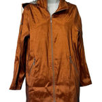 Mycra Pac Copper Metallic Full Zip Water Resistant Jacket sz 0 P Petite NEW Tags Brown Photo 0