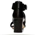 Donald Pliner Women's Pavla Patent Leather Slingback Heeled Sandal - Black Photo 2