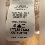 P&Rose Natalie long sleeve cream Aztec print long leeve pullover shirt Blue Size 2X Photo 3