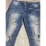 American Eagle  Super Stretch Womens Navy Blue Jeggings Size 8 Regular E0119 Photo 3