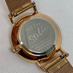 Wristology “hi ! I’m Stella ”women gold tone watch 38mm quartz mesh band running Photo 5
