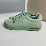 Birkenstocks Bend Low Suede Embossed Sneakers in Green Matcha Sz 38 Photo 8