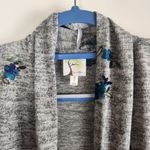 Fig and Flower Open Front Embroidered Cardigan Size L Size L Photo 1