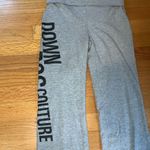 Juicy Couture Down Dog Couture Yoga Pants Sweatpants Gray Women's Petite Photo 2