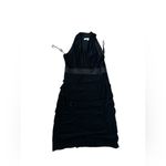 Evan Picone Springtime Stroll Layered Mini‎ Dress Black Size 6 Photo 4