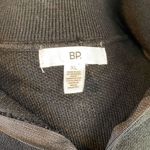 BP . Womens Black Blue Acrylic Mock Neck Quarter Zip Stripe Sweater Size XL NWT Photo 3
