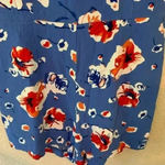 Tommy Hilfiger Floral Romper sz 4 summer flowers casual fair America 4th of July Photo 3