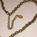 Guess Gold Tone CZ Heart Pendant Boho Chain Necklace Photo 2