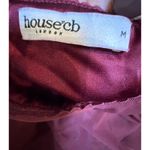 House Of CB Red Cassidy Ruched Maxi Skirt - Size Medium (New) Photo 4