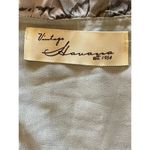 Vintage Havana Blue and Black Animal Print Ruffle Cropped Peplum Blouse XS Photo 6