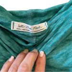 We The Free  | Womens Teal Off the Shoulder Oversized Top Blouse Size Small Chic Photo 2