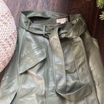 ECO LEATHER SLITS AROUND SKIRT Size 4 Photo 1