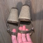 Faded Glory Snakeskin Wedge Heel Sandal Espadrille Ankle Strap Photo 3