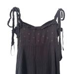 STEVIE MAY Celeste Star Embroidered Mini‎ Dress Sz Medium Black Photo 2