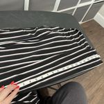 Torrid Plus 1 1X Super Soft Knit Culotte Jumpsuit Off Shoulder Black Striped Photo 13