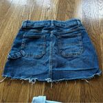 SO Distressed Denim Mini Skirt Photo 2