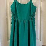 COCOLOVE Teal Scoop Neck Sleeveless Dress Small Photo 0