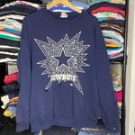 NFL Vintage Distressed Cowboys  Football Crewneck Pullover Sweater Adult Size XL Photo 0