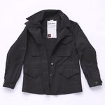 ZARA SRPLS Women's Military Utility parka Cotton Katana Jacket Black Size L NEW Photo 0