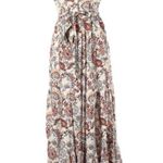 Rachel Zoe NEW Womens Sleeveless Paisley Floral Print Boho Maxi Dress Size 2 Photo 0