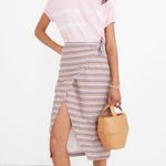 Madewell Sarong Midi Skirt in Rainbow Gingham size 2 Photo 0