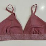 Colsie Pink Metallic Shimmer Bralette Photo 1