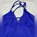 Athleta Sportswear Woman’s Swimwear Royal Blue Tankini Set Size Small Photo 2
