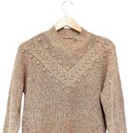Ann Taylor Loft Tan Knit Wool Blend Sweater Dress Sz S Photo 1