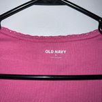 Old Navy NWT  Lace Trim Rib Knit Top Photo 2