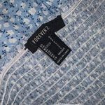 Blue Flowery Skirt Photo 2