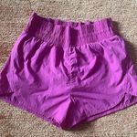 All In Motion Pink High Waist Lined Active Shorts Women’s S Zip Pocket Pink Photo 0