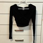 Urban Outfitters  Black Crop Hoodie Photo 2
