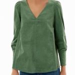 NWT Tuckernuck Green Corduroy V Neck Top
Size Medium Photo 0