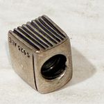 Pandora  925 ALE Sterling Silver Retired Religious Bible Book Cross Charm Jewelry Photo 2