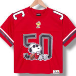 Her Universe Peanuts Joe Cool Snoopy Women's Cropped Football Jersey Photo 0
