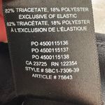 Babaton Aritzia Black faux wrap Triacetate midi skirt, size 8 minimalist luxury Photo 2