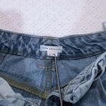 Good American "Good 90s Icon" Straight Leg Distressed Denim Jeans | Size 2 / 26 Photo 3