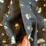 Loft  ANN TAYLOR Floral Jumpsuit Romper TieBack Black Summer Wedding NWT Size 0 Photo 10