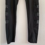 X By Gottex Black Mesh Side Panel Leggings Photo 6