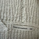 Knitted moon & madison white cropped zip Photo 2