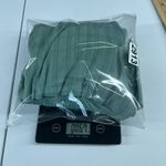 HYFVE  Cropped Top Womens Medium Green Lined Smocked Preppy V-Neck Puff Sleeve Photo 11