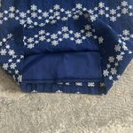 Jun & Ivy  dress Womens medium navy White Floral eyelet summer lined Photo 2