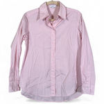 Reiss  Baby Pink Button Down Shirt Womens 2 Classic Preppy Office Work Academia Photo 0