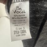 Vocal Vtg  Hooded Rhinestone Asymmetric Tunic Whimsy Goth Fairy Witchy Yoga Small Photo 3