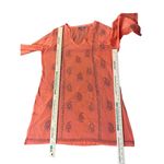 Peppermint Bay Swim Cover Up Womens XL Used Pullover Sequins Salmon Gray Photo 10