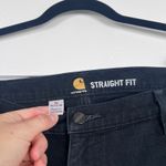 Carhartt Women's Straight Fit Carpenter Pants Black Sz 16 Photo 3