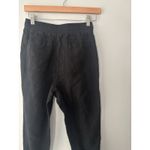 Marine layer  Women's Black Hazel Drapey Jogger Sweatpants Linen Blend Size Small Photo 10